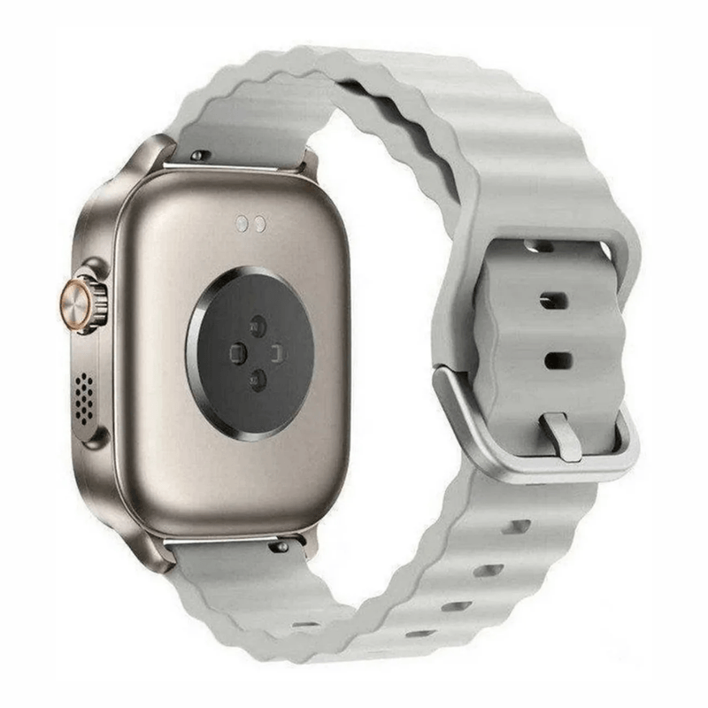 Smartwatch Realme Watch 5 AMOLED 1.97 plateado posterior