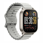 Smartwatch Realme Watch 5 AMOLED 1.97 plateado correa de silicona
