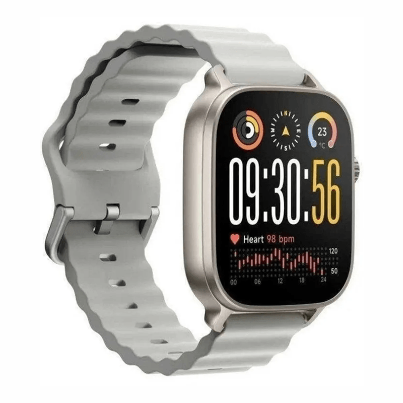 Smartwatch Realme Watch 5 AMOLED 1.97 plateado correa de silicona