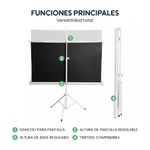 Ecran Evox 120” Fibra de Vidrio Trípode 4:3 blanco funciones