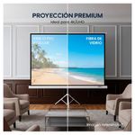 Ecran Evox 120” Fibra de Vidrio Trípode 4:3 blanco ambiente