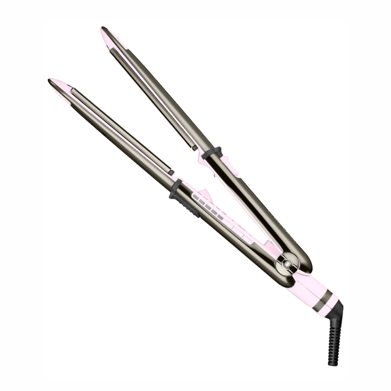 Alisadora BaBylissPRO Optima 3000 Pink Nano Titanium 465°F placas abiertas