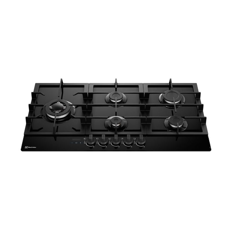 Encimera Electrolux KE5DT 5 hornillas 90 cm vidrio templado frontal