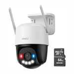 Cámara IMOU Cruiser SC 5MP 3K Wi-Fi 360° IP66 y SD 64GB frontal