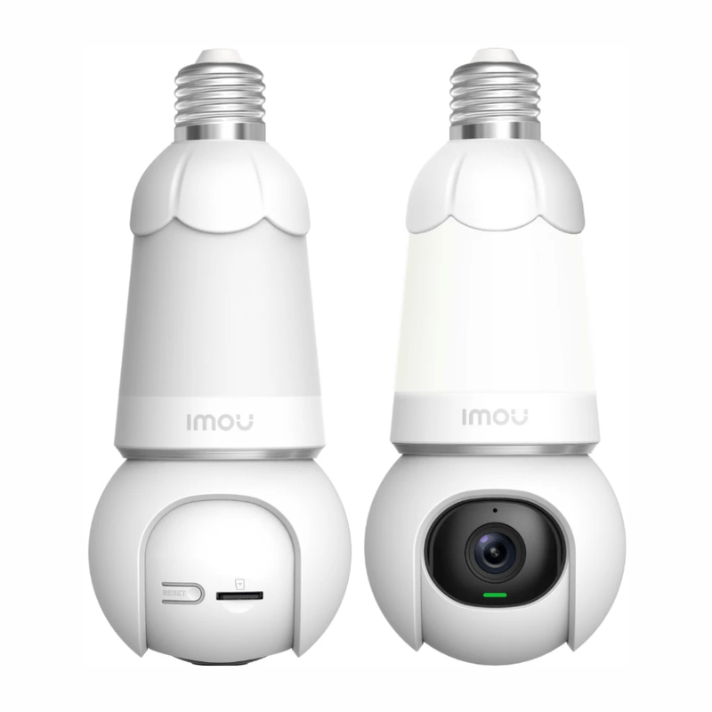 Kit 2 cámaras Imou Bulb Cam 3MP 2K Wi-Fi IP66 blanco cámaras tipo foco
