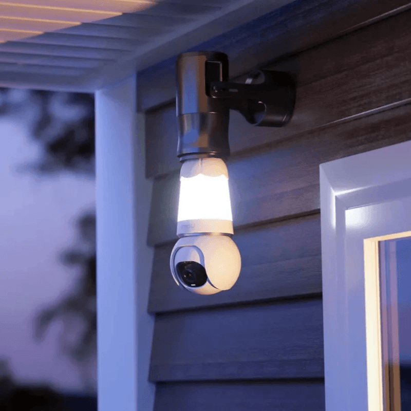 Kit 2 cámaras Imou Bulb Cam 3MP 2K Wi-Fi IP66 blanco luz