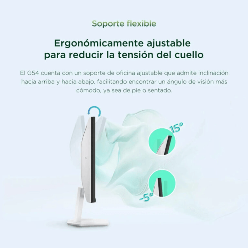 Monitor TCL 24G54 23.8 VA Mini LED FHD 100Hz 5ms blanco soporte de escritorio