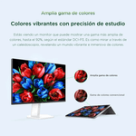 Monitor TCL 24G54 23.8 VA Mini LED FHD 100Hz 5ms blanco colores brillantes