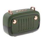 Parlante Oppo BS-32D bluetooth verde hasta 10 horas reproducción verde frontal oblicuo