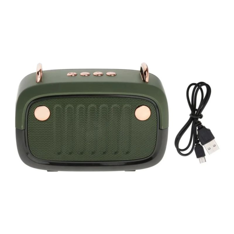 Parlante Oppo BS-32D bluetooth verde hasta 10 horas reproducción verde con cable