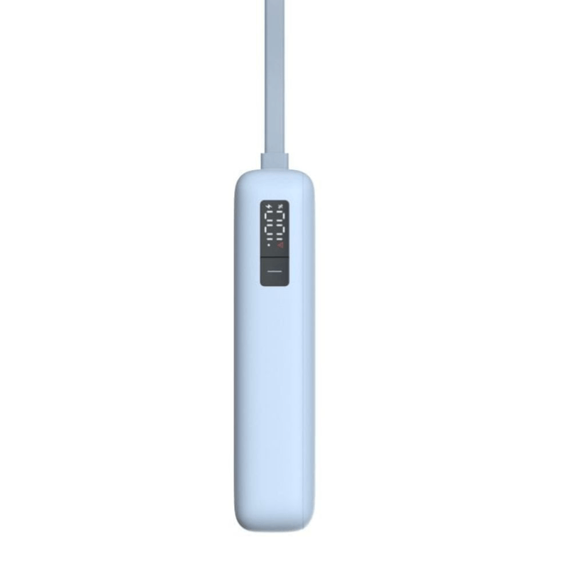 Power bank Xiaomi PB100DPW 10000 mAh 67 W cable USB-C azul lateral