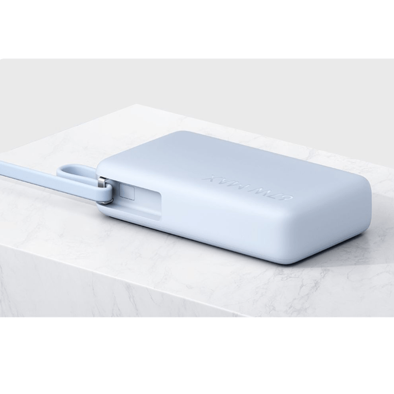 Power bank Xiaomi PB100DPW 10000 mAh 67 W cable USB-C azul