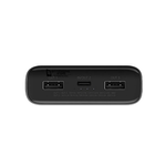 Power bank Redmi PB200LZM 20000 mAh 18 W doble USB-A negro lateral