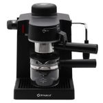 Cafetera Imaco IECM5B espresso 5 bares 4 tazas 670 W negra frontal