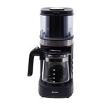 Cafetera Imaco ICMG4070 con molinillo 4 tazas 750 W negro frontal
