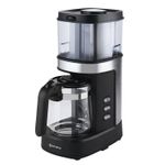 Cafetera Imaco ICMG4070 con molinillo 4 tazas 750 W negro frontal oblicuo
