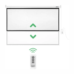 Ecran Evox eléctrico retráctil 100" 4:3 fibra de vidrio pantalla retraída
