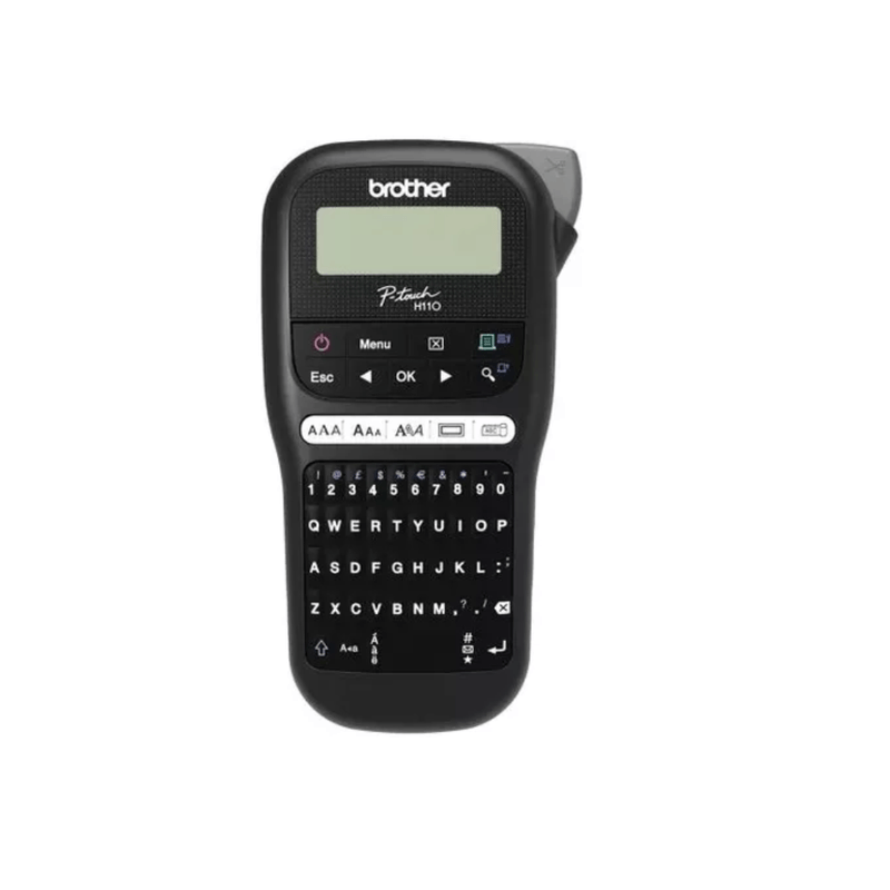 Rotuladora Brother PTH110BK 12 mm 180 dpi con QWERTY} calidad