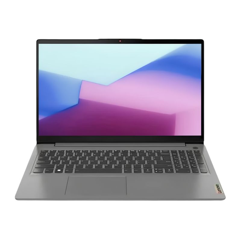 Laptop Lenovo IdeaPad 3 15IAU7 Core i7 512GB SSD táctil plateado frontal