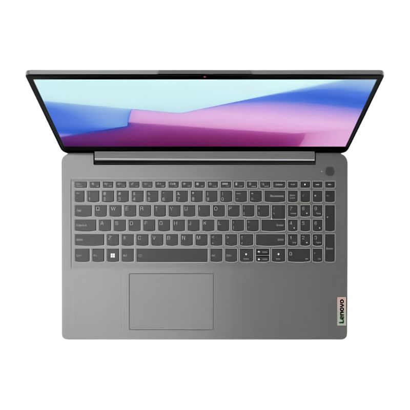 Laptop Lenovo IdeaPad 3 15IAU7 Core i7 512GB SSD táctil plateado cenital