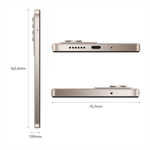 Celular Xiaomi Redmi 15 5G 256GB 8GB RAM IP64 Gris Titanio dimensiones