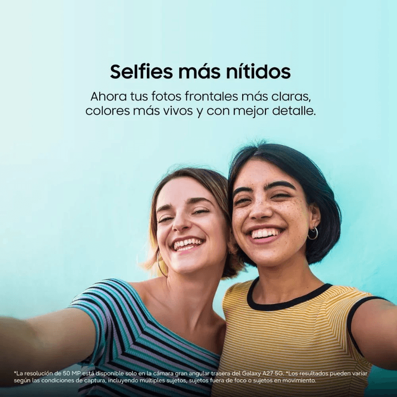 Celular Samsung Galaxy A27 5G 256GB 8GB RAM AMOLED negro cámara frontal 12MP
