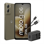 Celular Motorola Moto G06 256GB 4GB RAM cámara 50MP café puerto USB Tipo-C