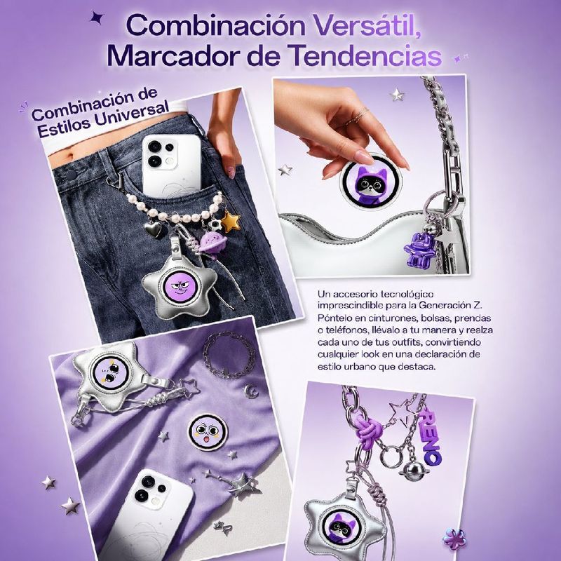 Visor inteligente Oppo Bubble 1.7" Wi-Fi, Bluetooth e IP54 dorsal4 características