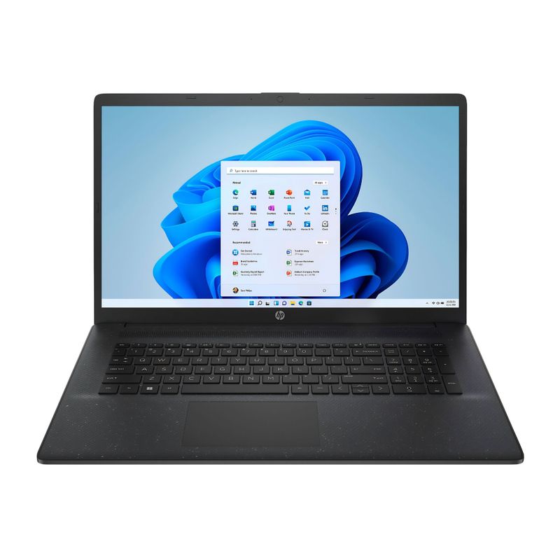 Laptop HP 17t-cn300 Core i5 256GB SSD 17.3 pulgadas negro frontal