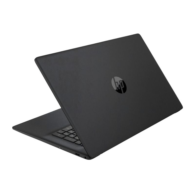 Laptop HP 17t-cn300 Core i5 256GB SSD 17.3 pulgadas negro dorsal oblicuo