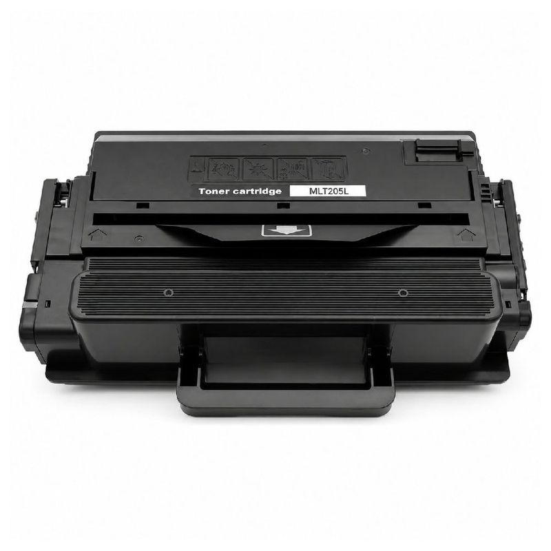 Tóner compatible MLT-D205L para ML y SCX negro frontal equipo