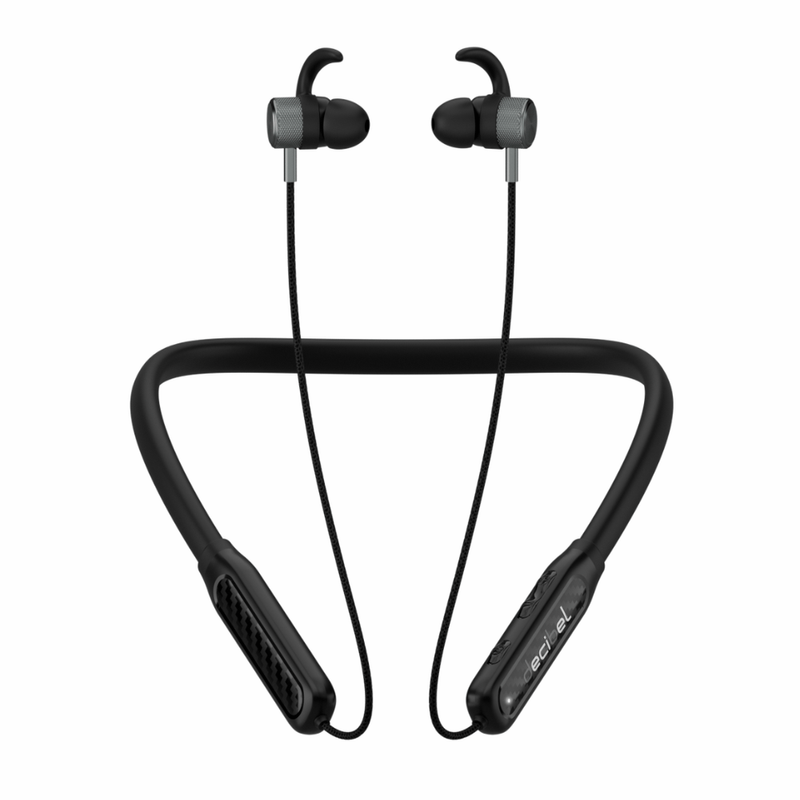 Audífonos Decibel Active Bluetooth 18h IPX5 negro frintal