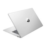Laptop HP 17-cn4000 Core 5 512GB FHD Win 11 plateado dorsal oblicuo