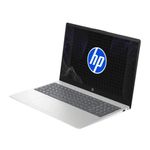 Laptop HP 15-fd0125st i5 16GB RAM 512GB SSD plateado frontal oblicuo