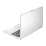 Laptop HP 15-fd0125st i5 16GB RAM 512GB SSD plateado dorsal oblicuo