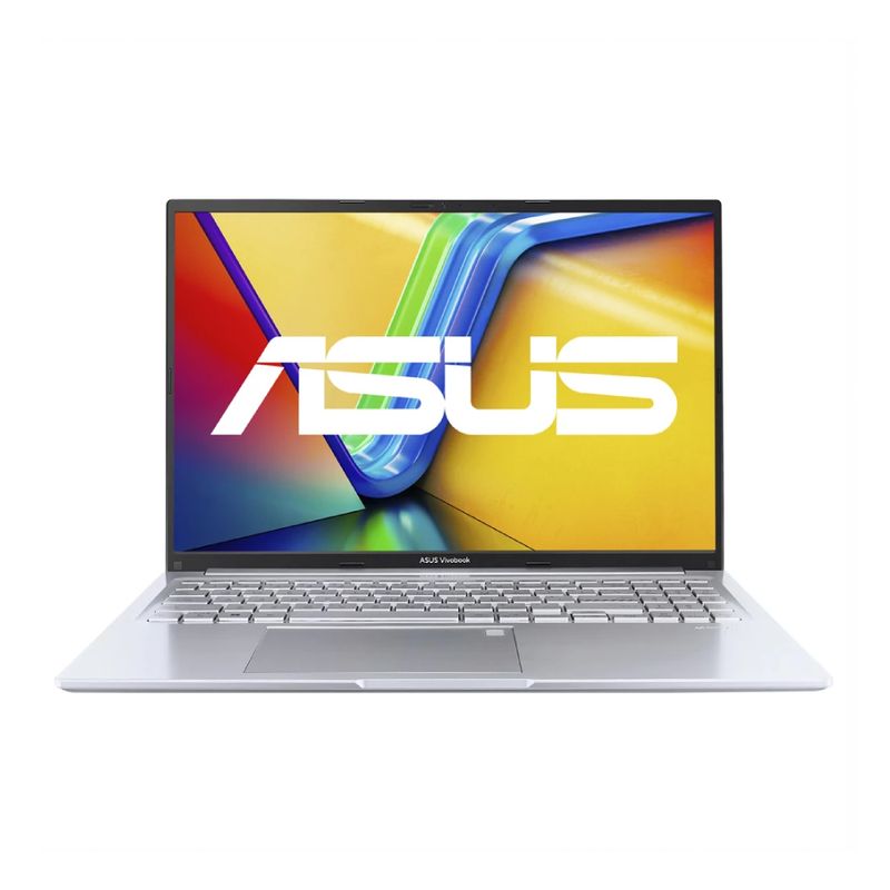Laptop Asus VivoBook 16" Core i9 1TB SSD Windows 11 plateado frontal