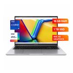 Laptop Asus VivoBook 16" Core i9 1TB SSD Windows 11 plateado especificaciones