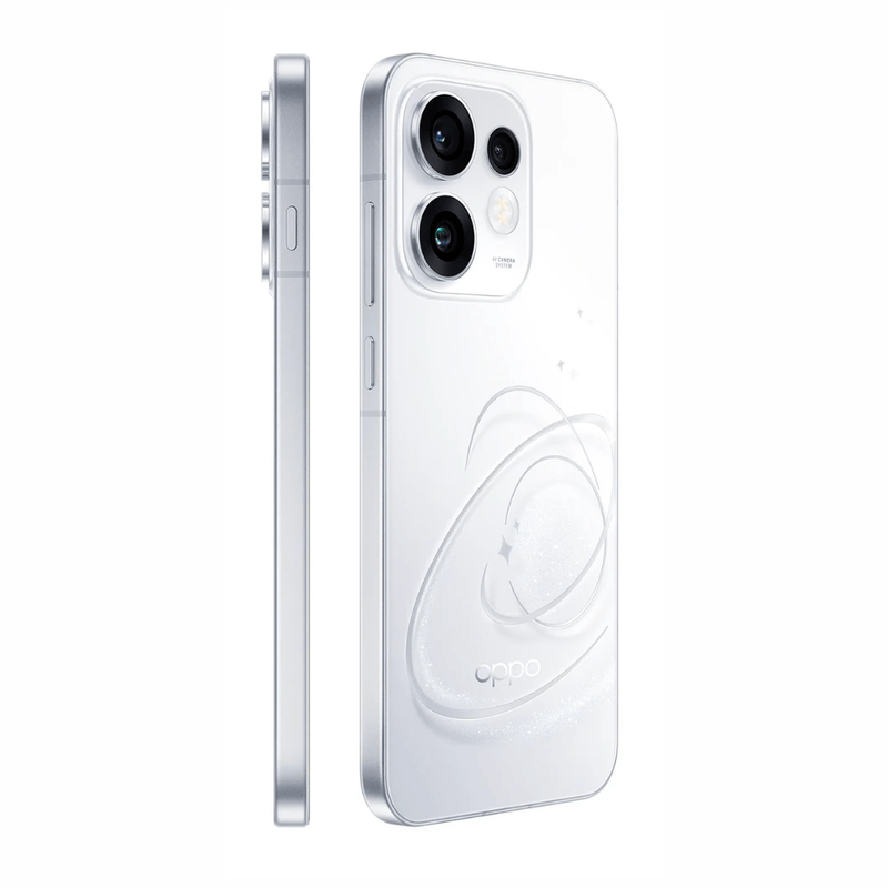 Celular OPPO Reno16 5G, Enco Buds 2 Pro y Bubble blanco triple cámara 50MP