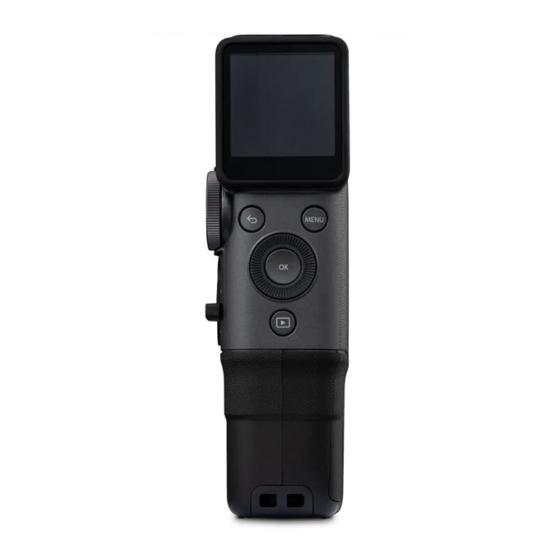 Cámara Fujifilm Instax Mini Evo Cinema Bluetooth negro dorsal