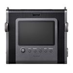 Cámara instantánea Fujifilm Instax Wide Evo Hybrid Bluetooth Pantalla LCD Negro dorsal