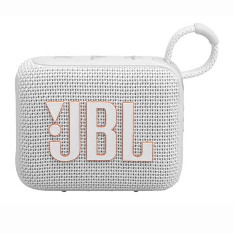 Parlante JBL GO 4 Bluetooth 4.2 W RMS IP67 hasta 7 h blanco frontal