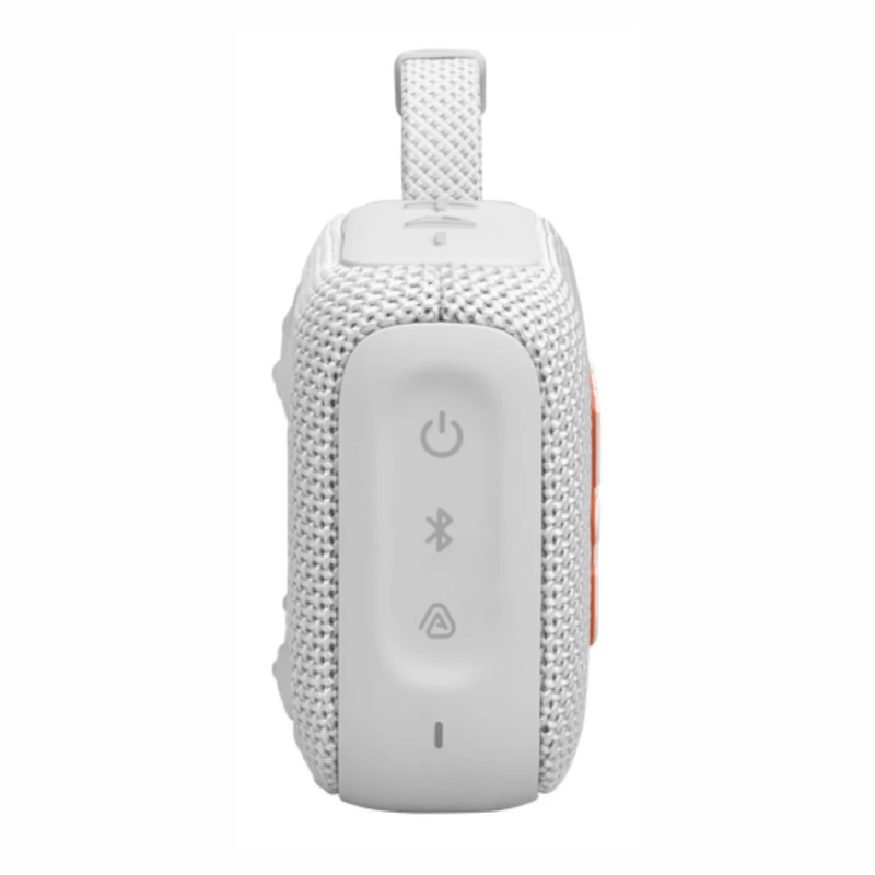 Parlante JBL GO 4 Bluetooth 4.2 W RMS IP67 hasta 7 h blanco controles