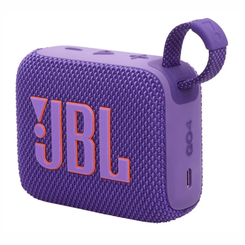Parlante JBL GO 4 Bluetooth 4.2 W RMS IP67 hasta 7 h morado oblicuo