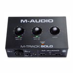 Interfaz M-Audio M-Track Solo USB-C 24 bits 48 kHz negro frontal