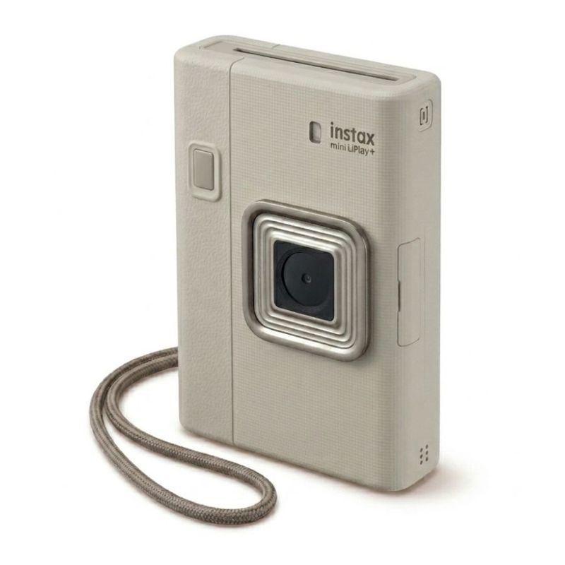 Cámara instantánea Fujifilm Mini LiPlay Plus Bluetooth Híbrida Sand Beige frontal