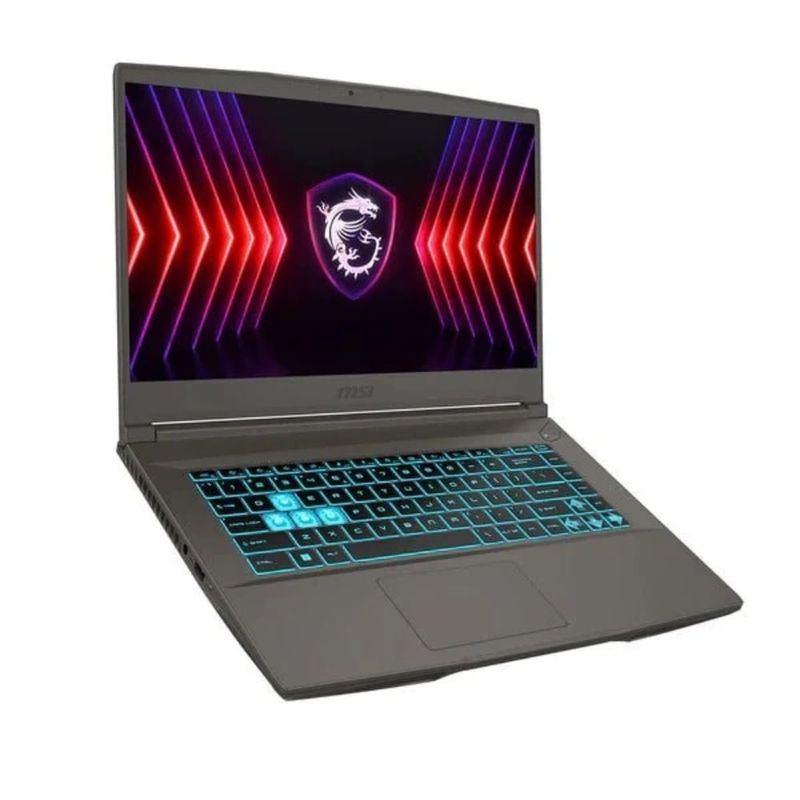 Laptop MSI Thin A15 Ryzen 5 8GB 512GB RTX 4050 144Hz diagonal