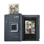 Cámara Fujifilm Instax Mini LiPlay Plus pantalla LCD Bluetooth Azul frontal