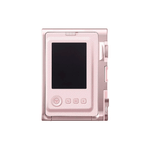 Cámara Fujifilm Instax Mini Evo Hybrid Bluetooth rosa dorsal