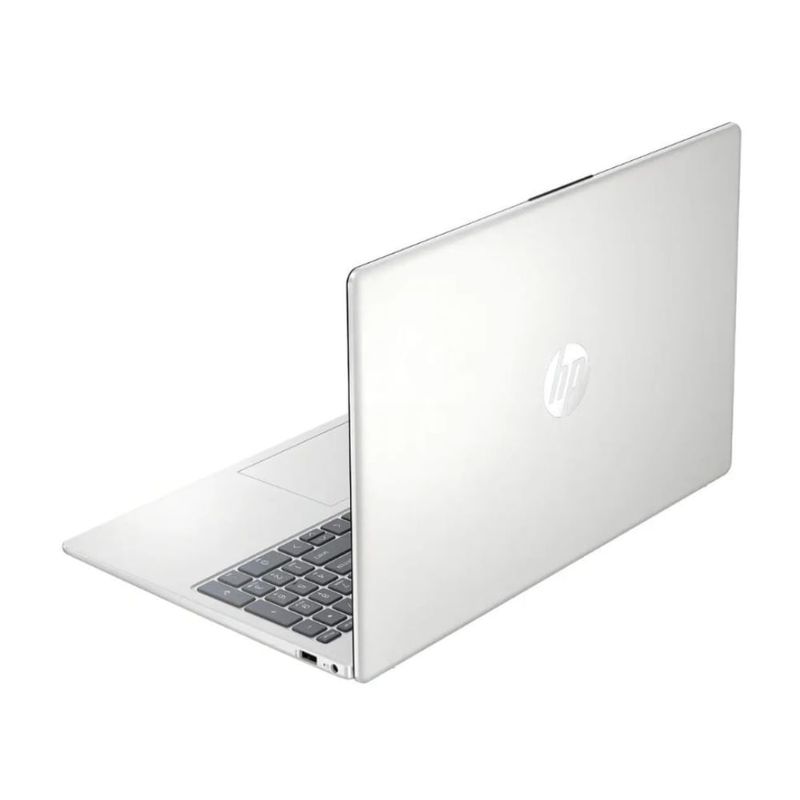 Laptop HP 15-fd2747nr 15.6 pulgadas Core Ultra 7 512GB SSD táctil plateado dorsal oblicuo