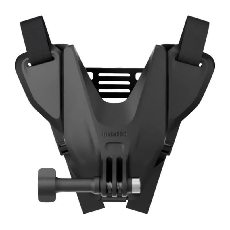 Montura de barbilla para casco Insta360 negro frontal